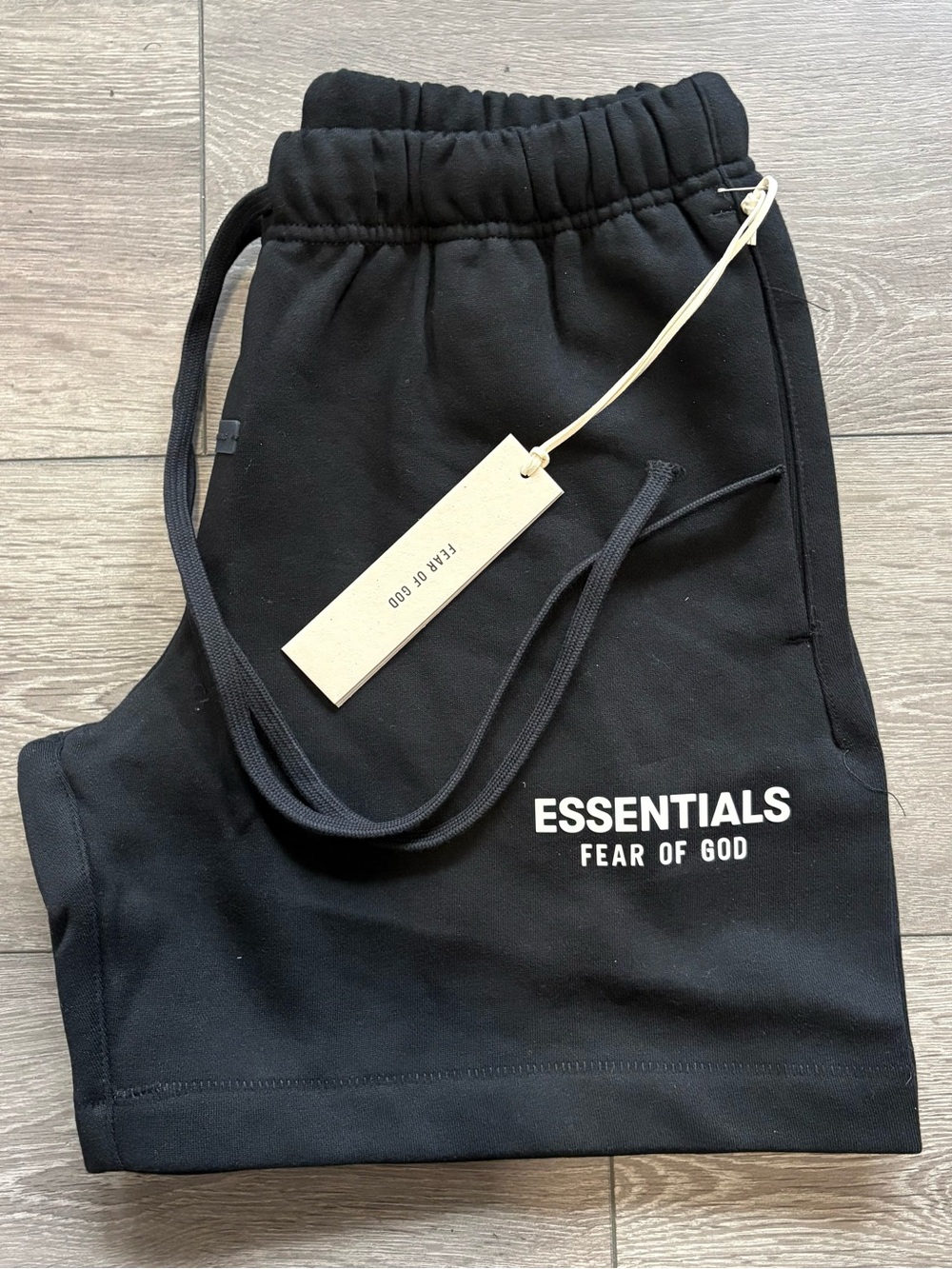 Fear of God Essentials Classic Sweatshort 'Jet Black' Size XS